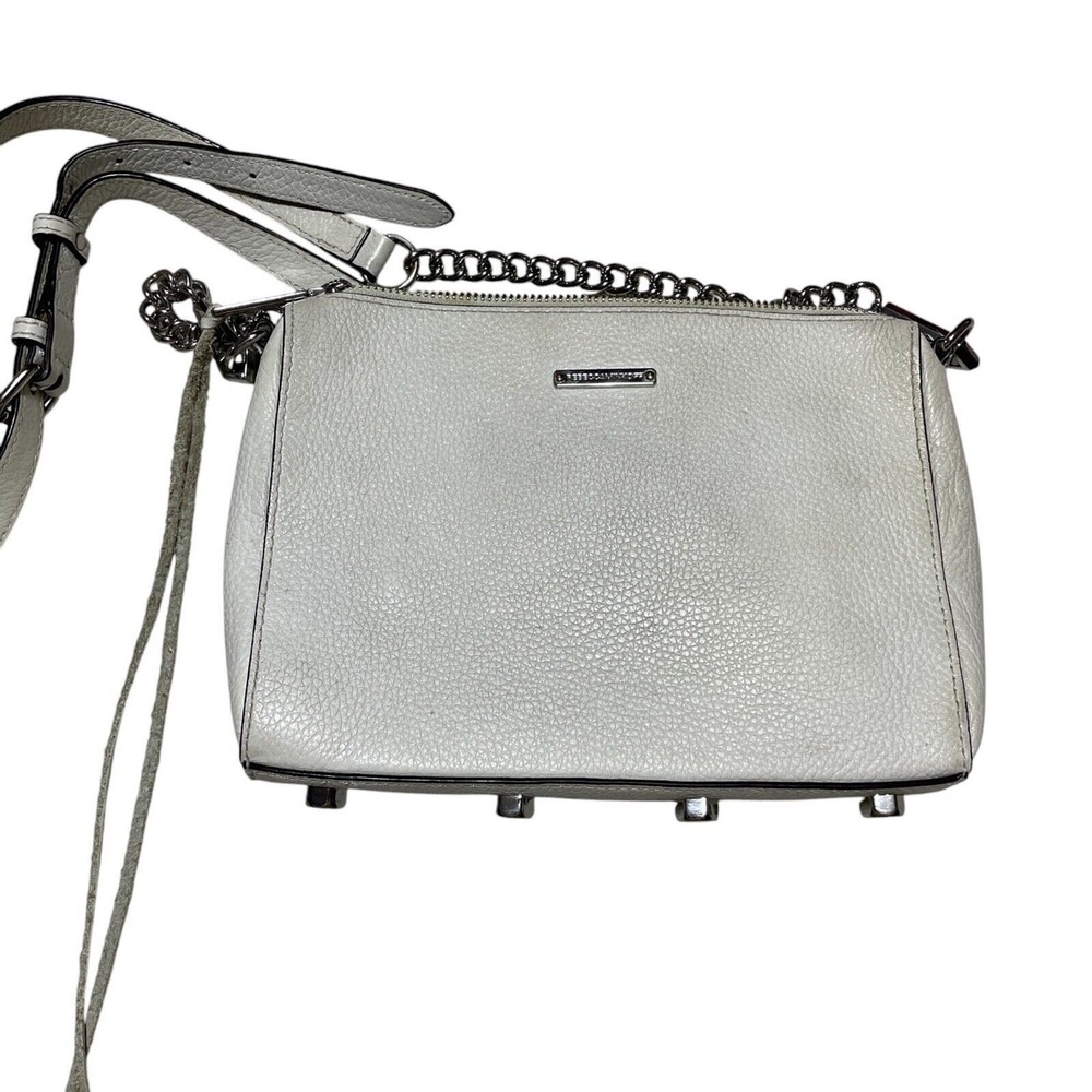 Rebecca Minkoff Ivory Leather Cross Body Removable Adjustable‎ Straps - Picture 4 of 7